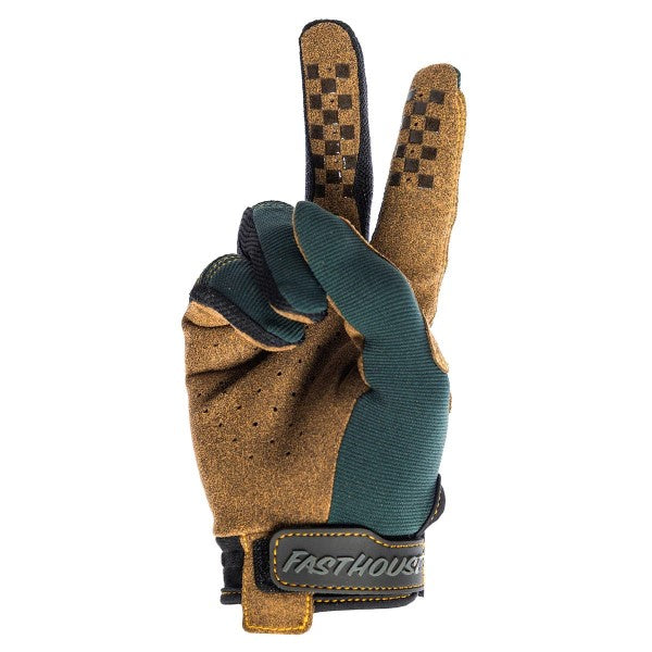 Gants de Motocross Speed Style Ramone Vert, paume