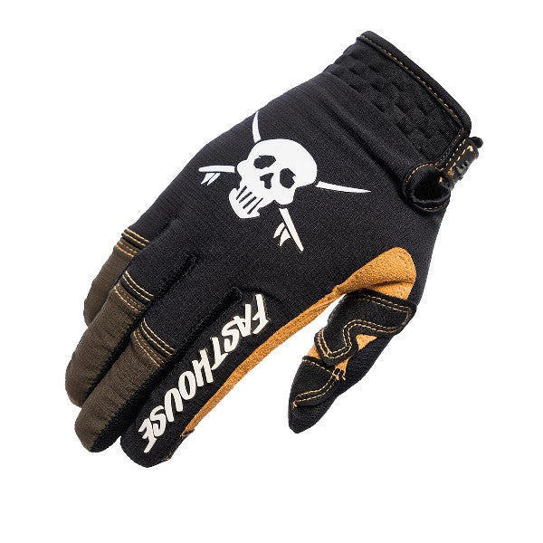 Gants de Motocross Sanguaro Bennet/Fasthouse/noir/ droite