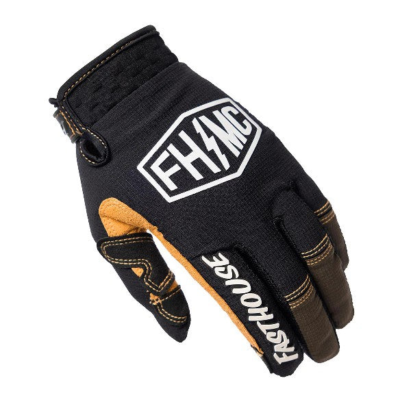 Gants de Motocross Sanguaro Bennet/Fasthouse/noir/ gauche