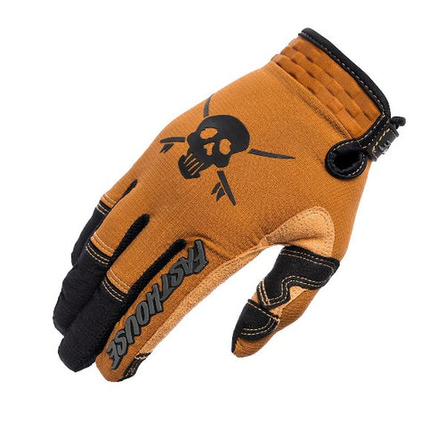 Gants de Motocross Sanguaro Bennet/Fasthouse/brun/ droite