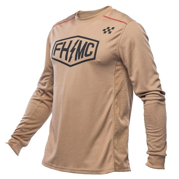 Chandail de Motocross Sanguaro Bennet/Fasthouse/beige de face