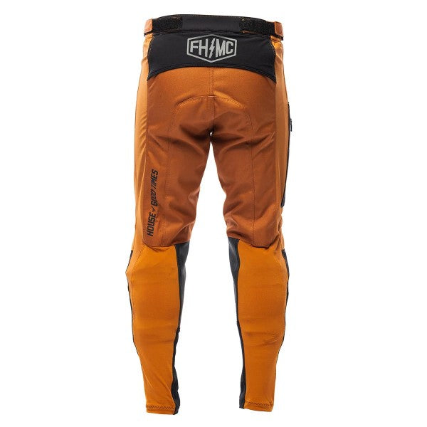 Pantalon de Motocross Sanguaro Cargo Brun, Dos