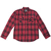 Chemise en Flanelle Saturday Night Special Rouge, de face