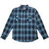 Chemise en Flanelle Saturday Night Special Bleu, de face