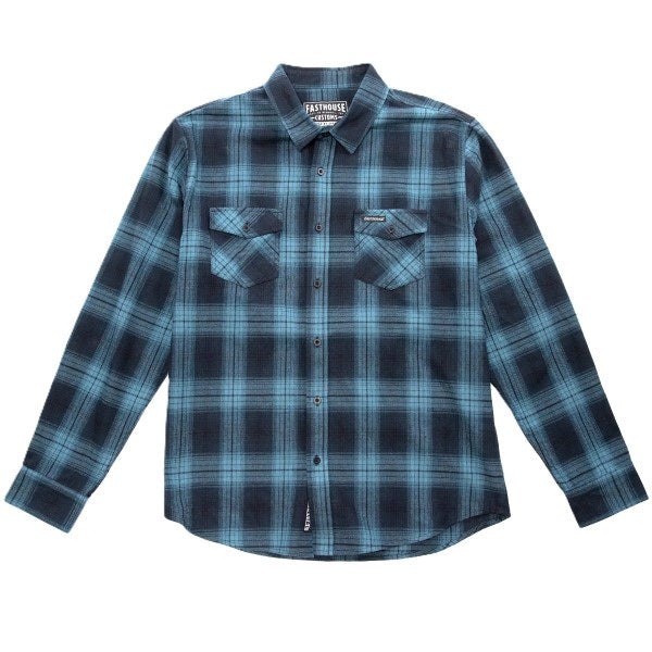 Chemise en Flanelle Saturday Night Special Bleu, de face