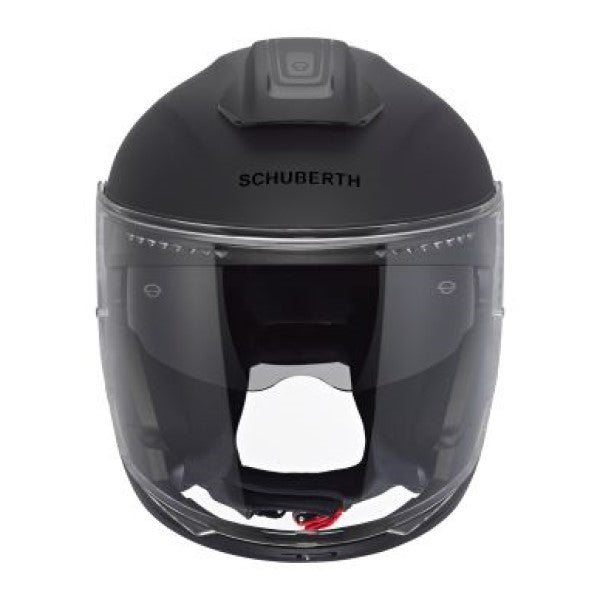 Casque de Moto Modulaire J2 Schuberth Noir, de face