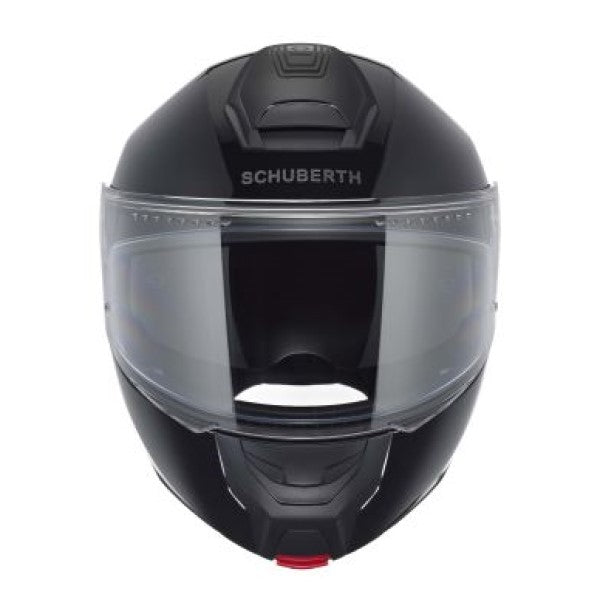 Casque de Moto Modulaire CONCEPT Schuberth Noir Lustré, de face