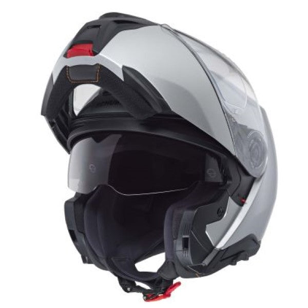 Casque de Moto Modulaire CONCEPT Schuberth Argent, ouvert