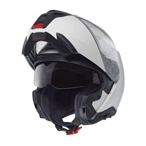 Casque de Moto Modulaire CONCEPT Schuberth Blanc, ouvert