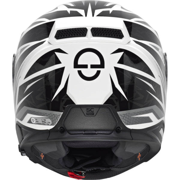 Casque de Moto Intégral S3 Thunder Schuberth Blanc, arrière