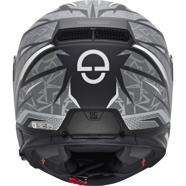 Casque de Moto Intégral S3 Thunder Schuberth Gris, arrière 