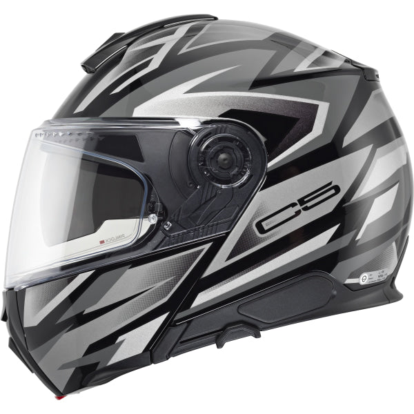 Casque de Moto Modulaire C5 Graphic Zenith Schuberth Noir, vue 3/4