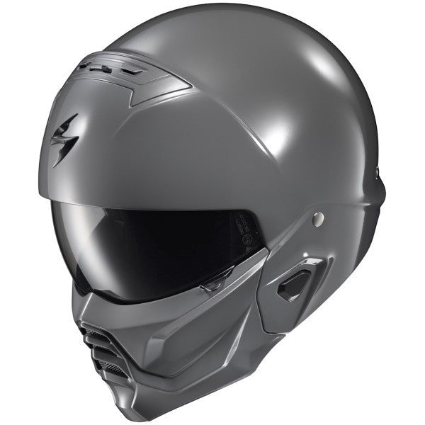 Casque Ouvert de Moto Covert 2 Solid Gris