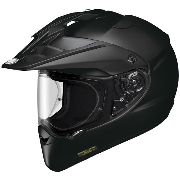 Casque Aventure Hornet X2 Solid Noir Lustré incliné de droite