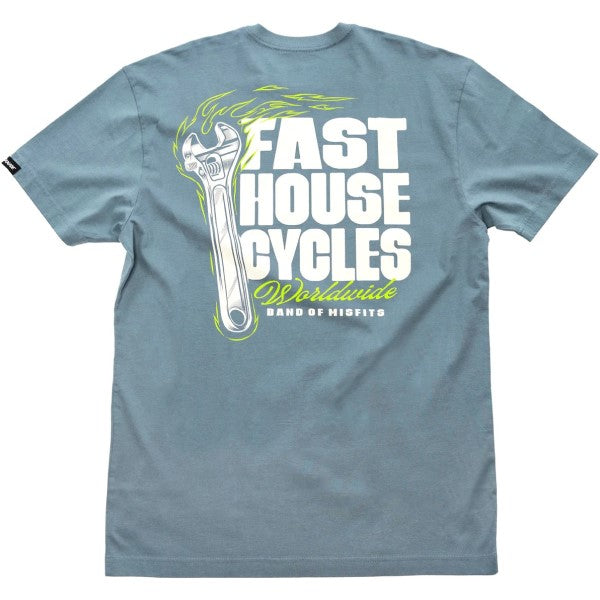 T-Shirt Spanner Bleu Clair de dos