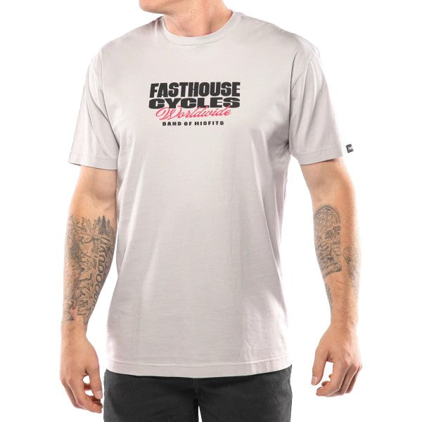 T-Shirt Spanner Gris Clair essayage de face