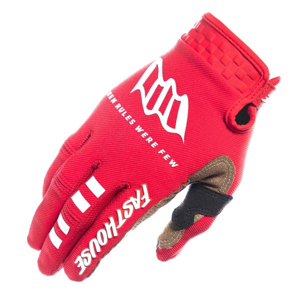 Gants de Motocross Speed Style Ramble Rouge, droite 