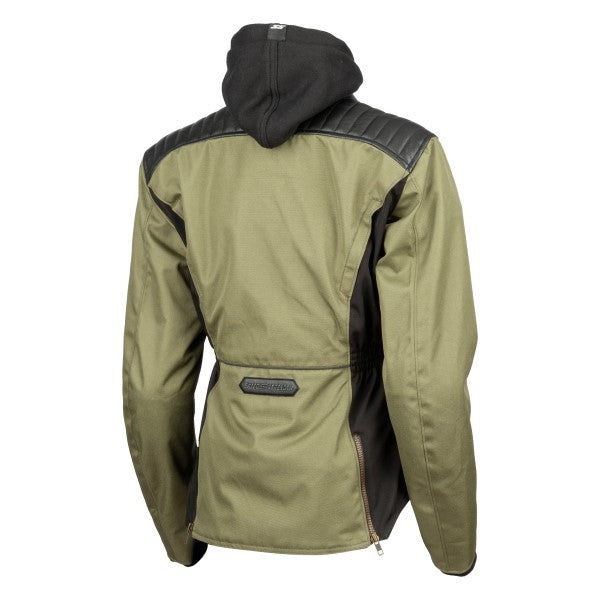 Manteau de Moto Daydream Femme/speed and strength/olive de dos