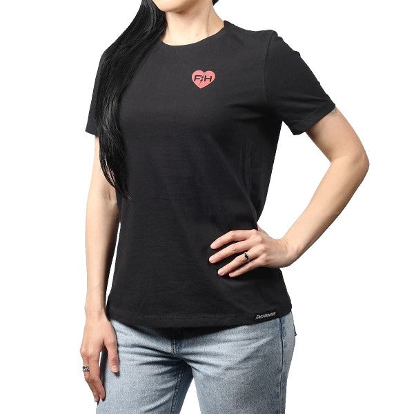 T-Shirt Stardom Femme Noir/Rose essayage de dos