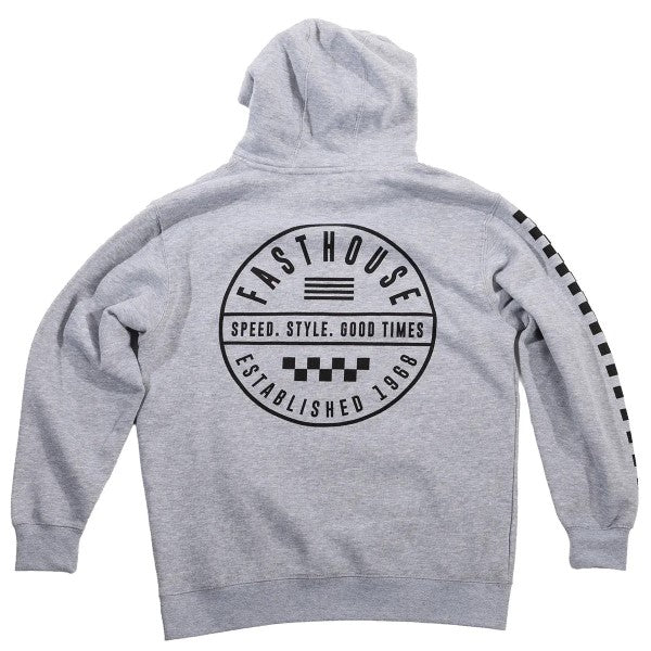 Coton Ouaté Statement/Fasthouse/gris de  dos