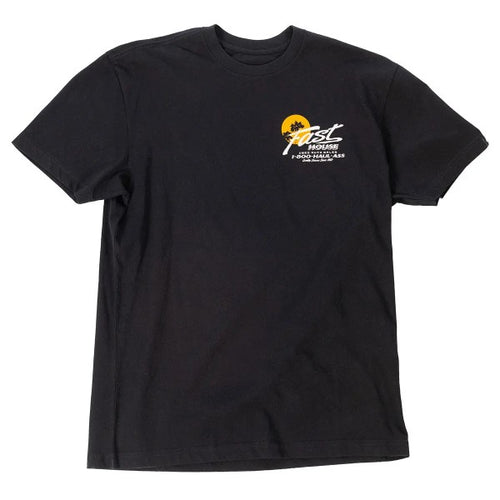 T-Shirt Sunset/Fasthouse/noir, de face