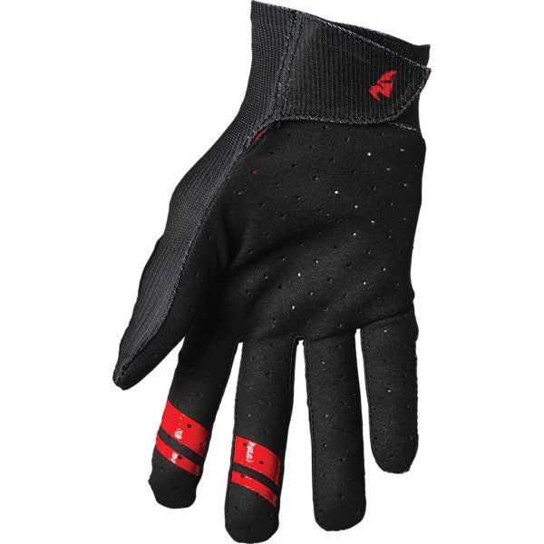 Gants de Vélo Intense Assist Noir/Rouge de l'intérieur