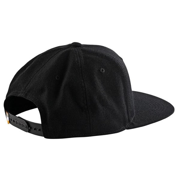 Casquettes Flat Bill Snapback Speed/ Noire, le côté arrière 