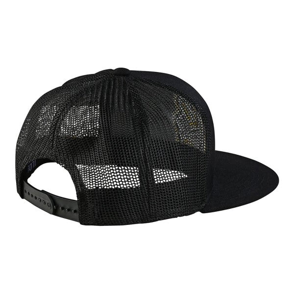 Casquettes Trucker Snapback Peace Out | Noir, le côté arrière 