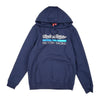 Coton Ouaté Factory Racing Bleu, de face