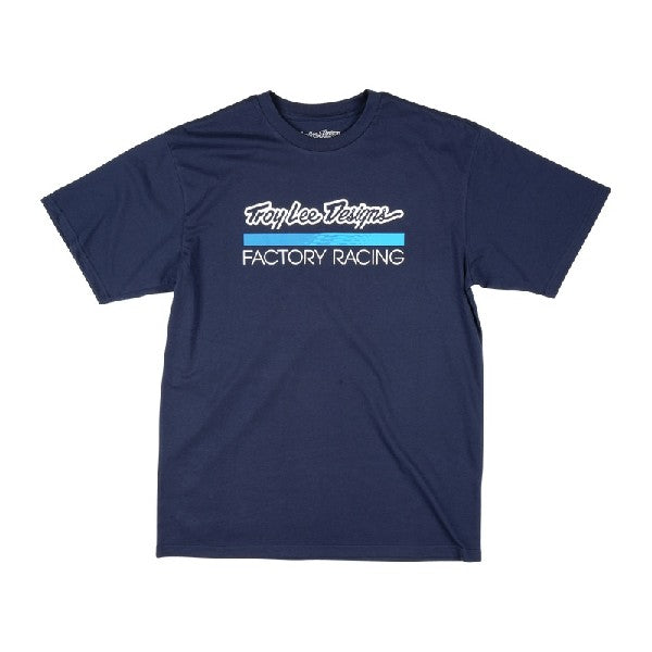 T-Shirt Factory Racing Bleu
