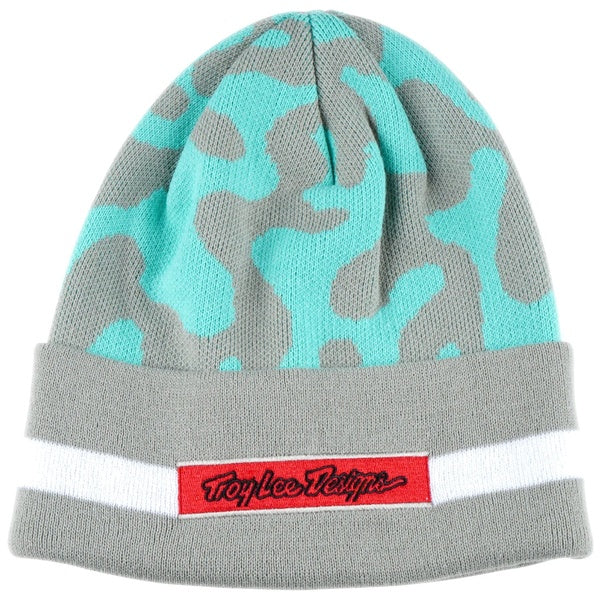 Tuque Flow Camo Gris/Vert de face