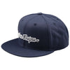Casquette à Visière Plate Signature Troy Lee Designs bleu foncé