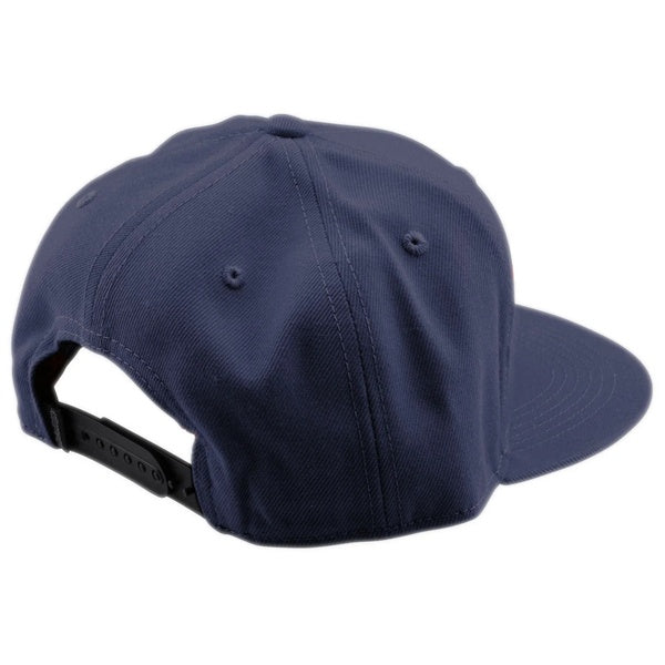 Casquette à Visière Plate Signature Troy Lee Designs bleu foncé, dos