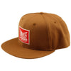 Casquette à Visière Plate Handlebar Brun de face