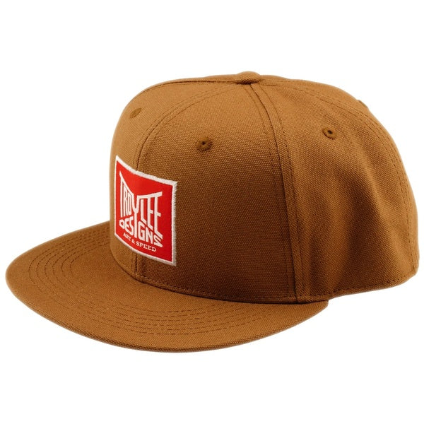 Casquette à Visière Plate Handlebar Brun de face