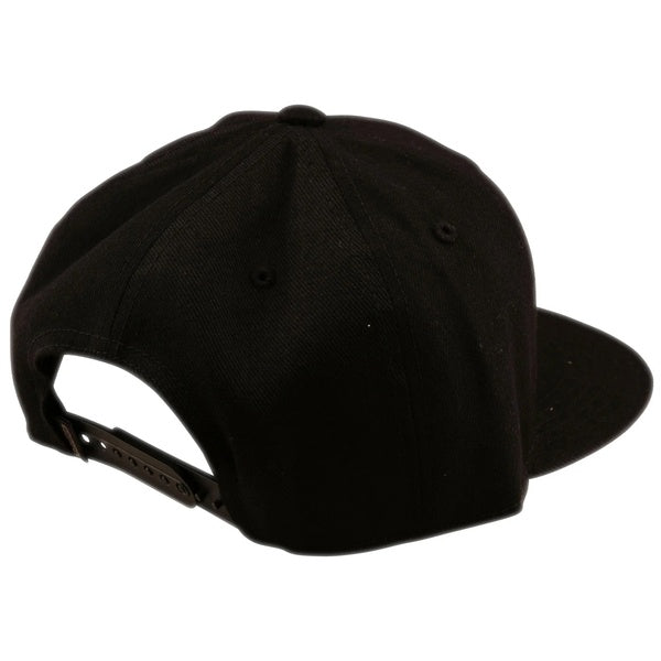 Casquette à Visière Plate Imprint Noir de dos