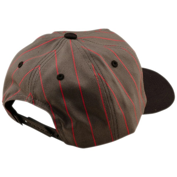 Casquette Snapback Curved Medieval Gris/Rouge de dos