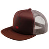 Casquettes Trucker Snapback Peace Out Troy Lee Designs gris et brun