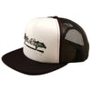 Casquette Trucker Snapback Repeat Noir/Blanc de face