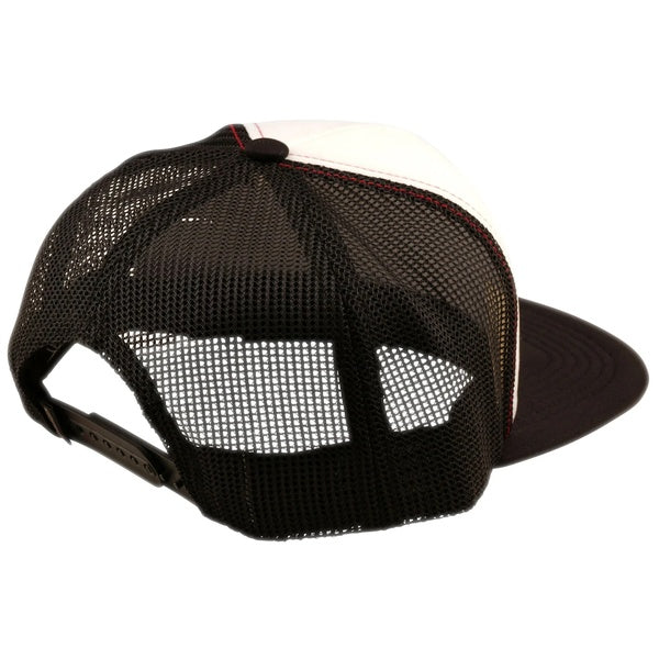 Casquette Trucker Snapback Repeat Noir/Blanc de dos