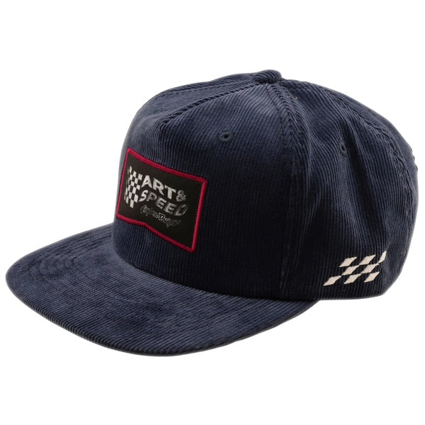 Casquette Snapback Unstructured Winners Bleu Foncé de face
