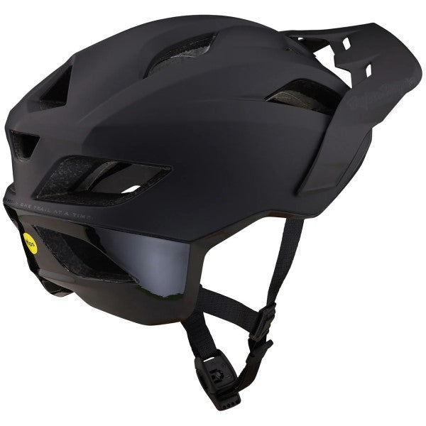Casque Ouvert de Vélo Flowline SE Stealth MIPS Noir incliné de dos