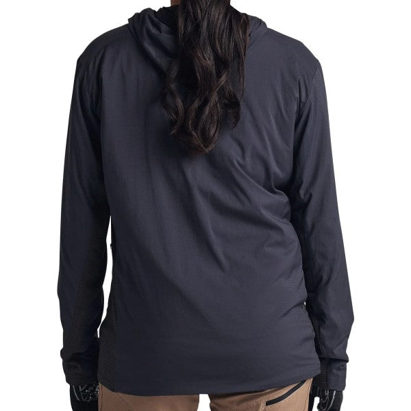 Veste de Vélo Mathis Mono Carbon Noir, Dos