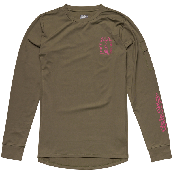 Chandail de Vélo TLD Ruckus Fangs Olive