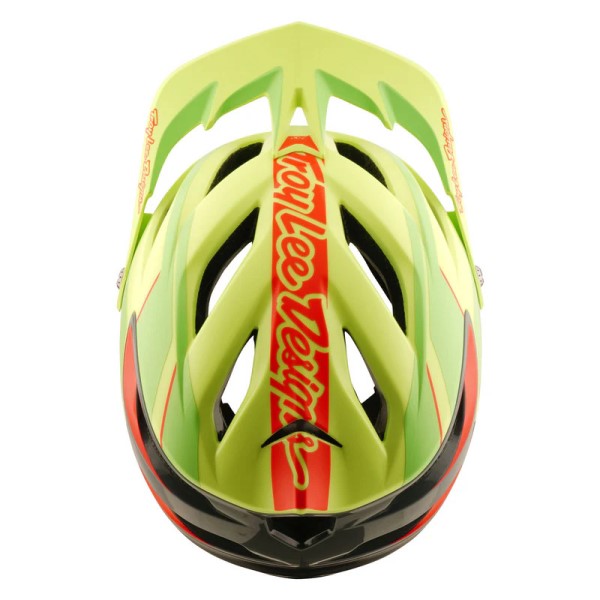 Casque Ouvert de Vélo A3 Lines/troylee/jaune noir 