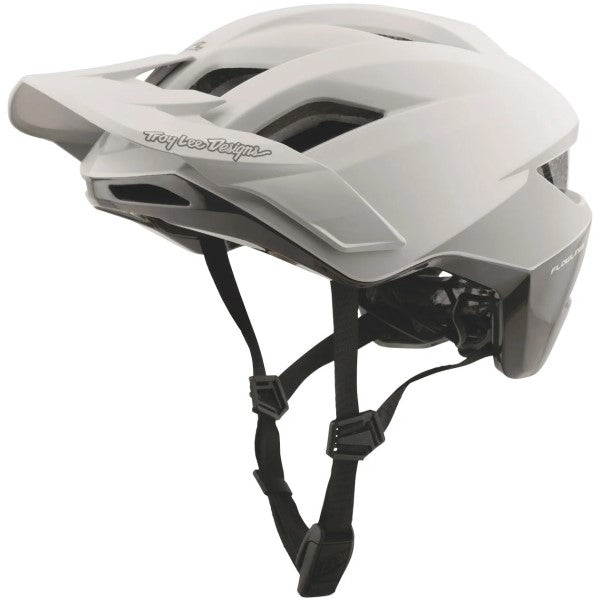 Casque Ouvert de Vélo Flowline SE Trooper MIPS Blanc/Gris incliné de face