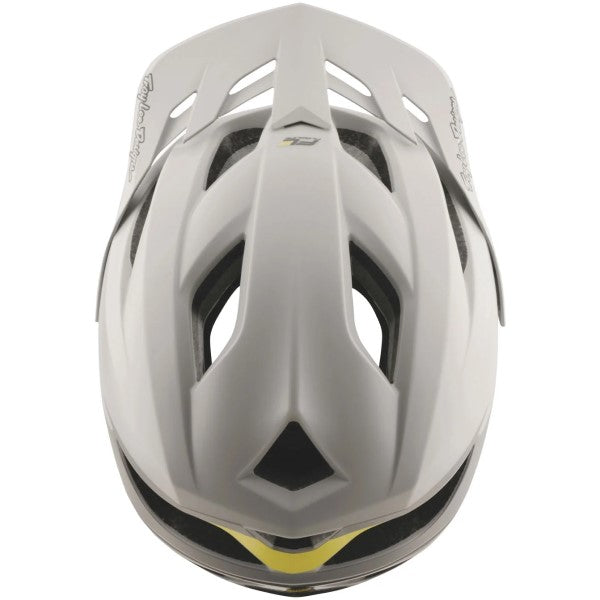 Casque Ouvert de Vélo Flowline SE Trooper MIPS Blanc/Gris incliné de face