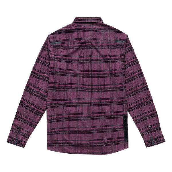Chemise de Vélo Grind Flannel Yd Plaid Mauve Dos