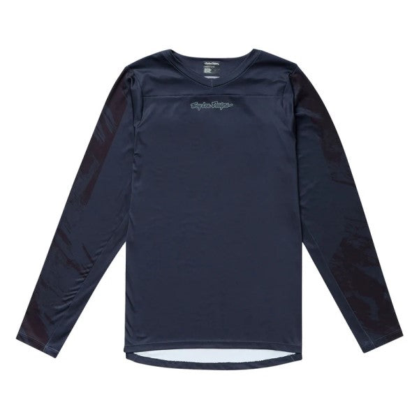 Maillot de vélo Skyline Chill Rockslide/Troy lee/bleu mat de dos