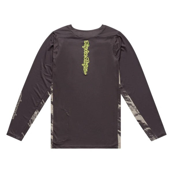 Maillot de vélo Skyline Elemental Dark Earth/Troy lee/ fumé foncé de dos
